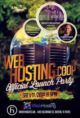 webhosting launch party